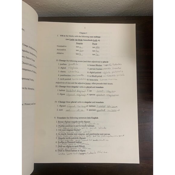 Latin Via Ovid: A First Course Second Edition & Practice! Practice! Workbook - Picture 7 of 9